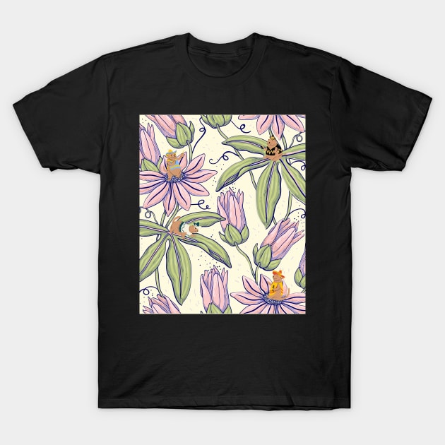 Little prairie dog on the flowers T-Shirt by SkyisBright